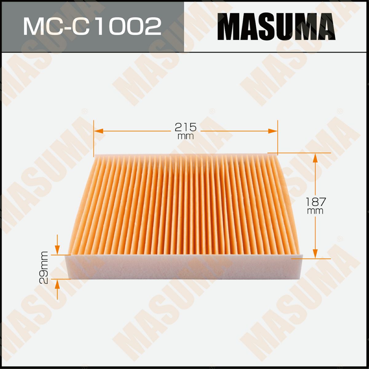 Салонный фильтр TOYOTA COROLLA  87139-02260