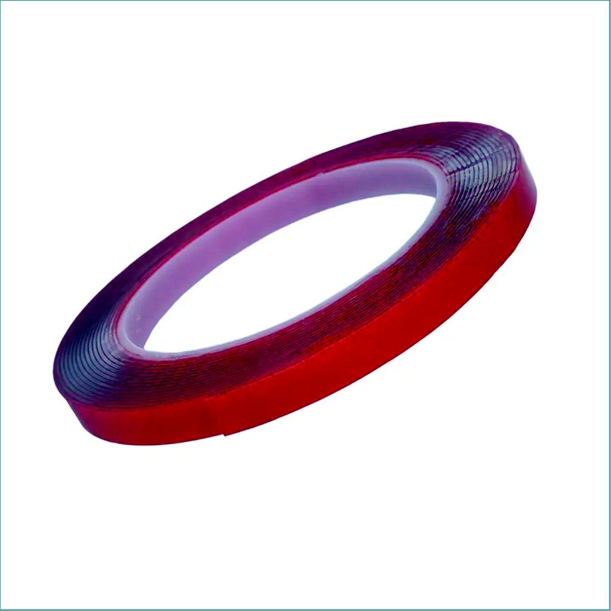 Скотч двусторонний прозрачный  9мм 5м